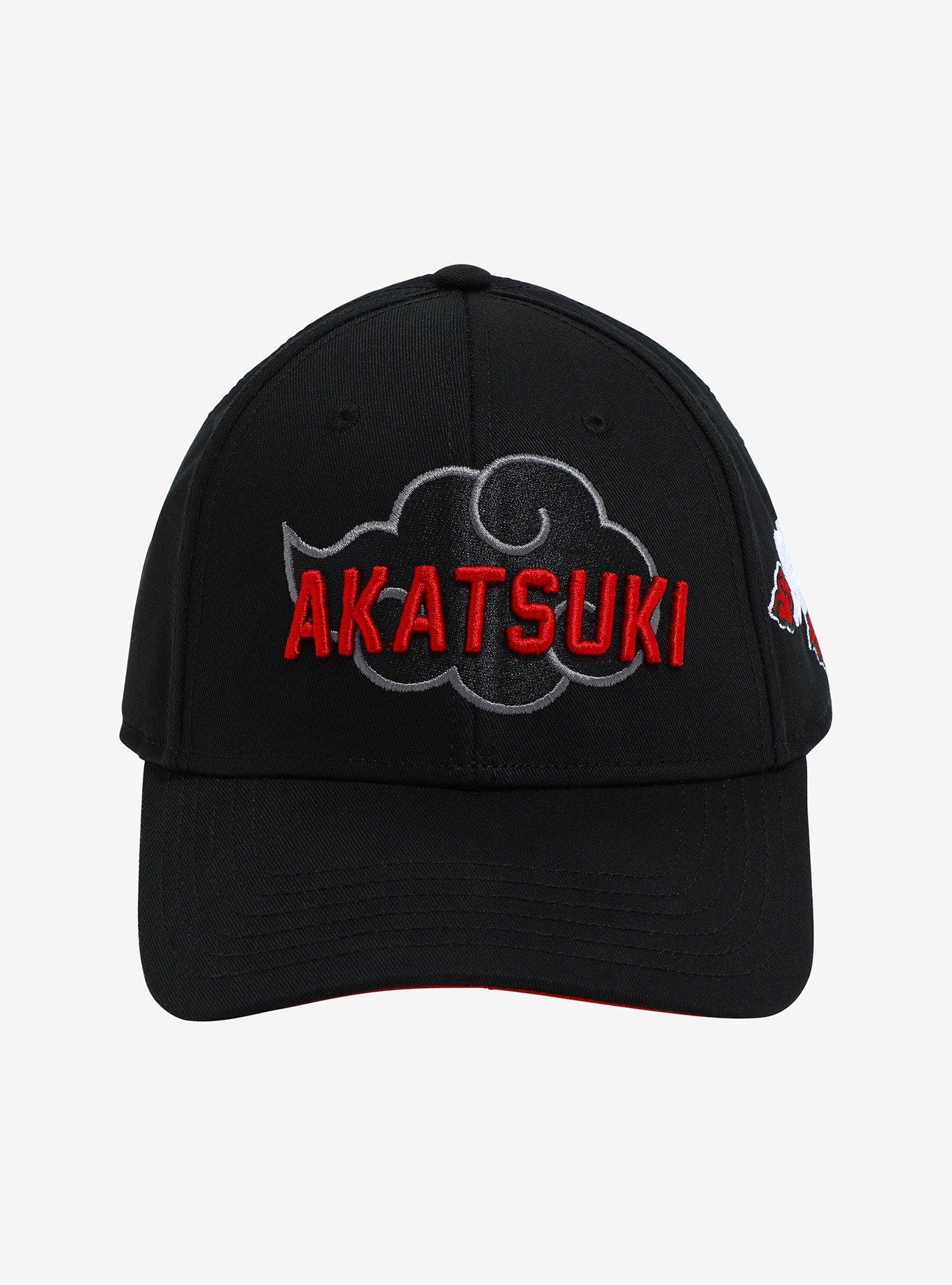 Naruto Shippuden Akatsuki Embroidered Snapback Hat, , alternate