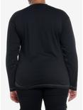 Black & White Cross Girls Long-Sleeve T-Shirt Plus Size, , alternate