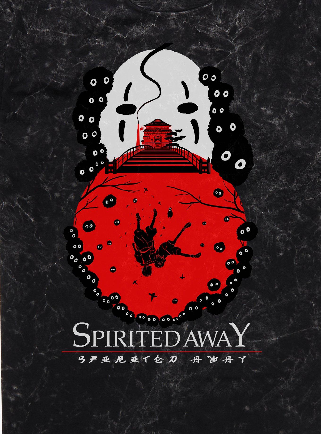 Studio Ghibli Spirited Away Falling Deeper Mineral Wash T-Shirt, , hi-res