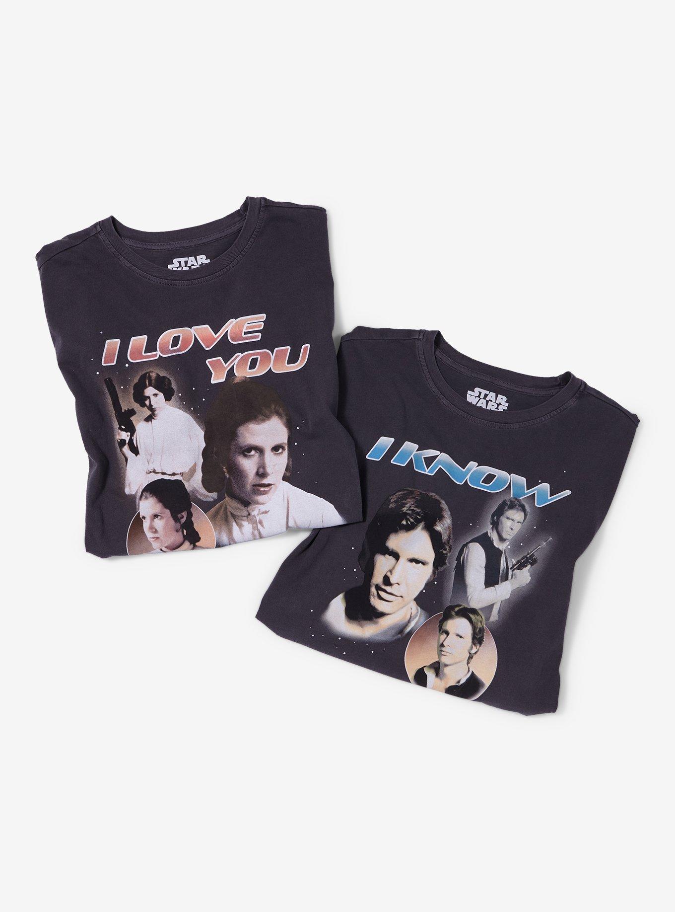 Star Wars Han Solo Couples T-Shirt - BoxLunch Exclusive, BLACK, alternate