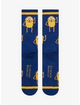 Adventure Time Jake the Dog Allover Print Crew Socks - BoxLunch Exclusive, , hi-res