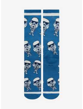 Star Wars Stormtrooper Chibi Portrait Allover Print Crew Socks - BoxLunch Exclusive, , hi-res