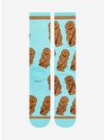 Star Wars Chewbacca Chibi Portrait Allover Print Crew Socks - BoxLunch Exclusive, , alternate