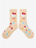 Sanrio Hello Kitty Floral Allover Print Crew Socks - BoxLunch Exclusive, , alternate