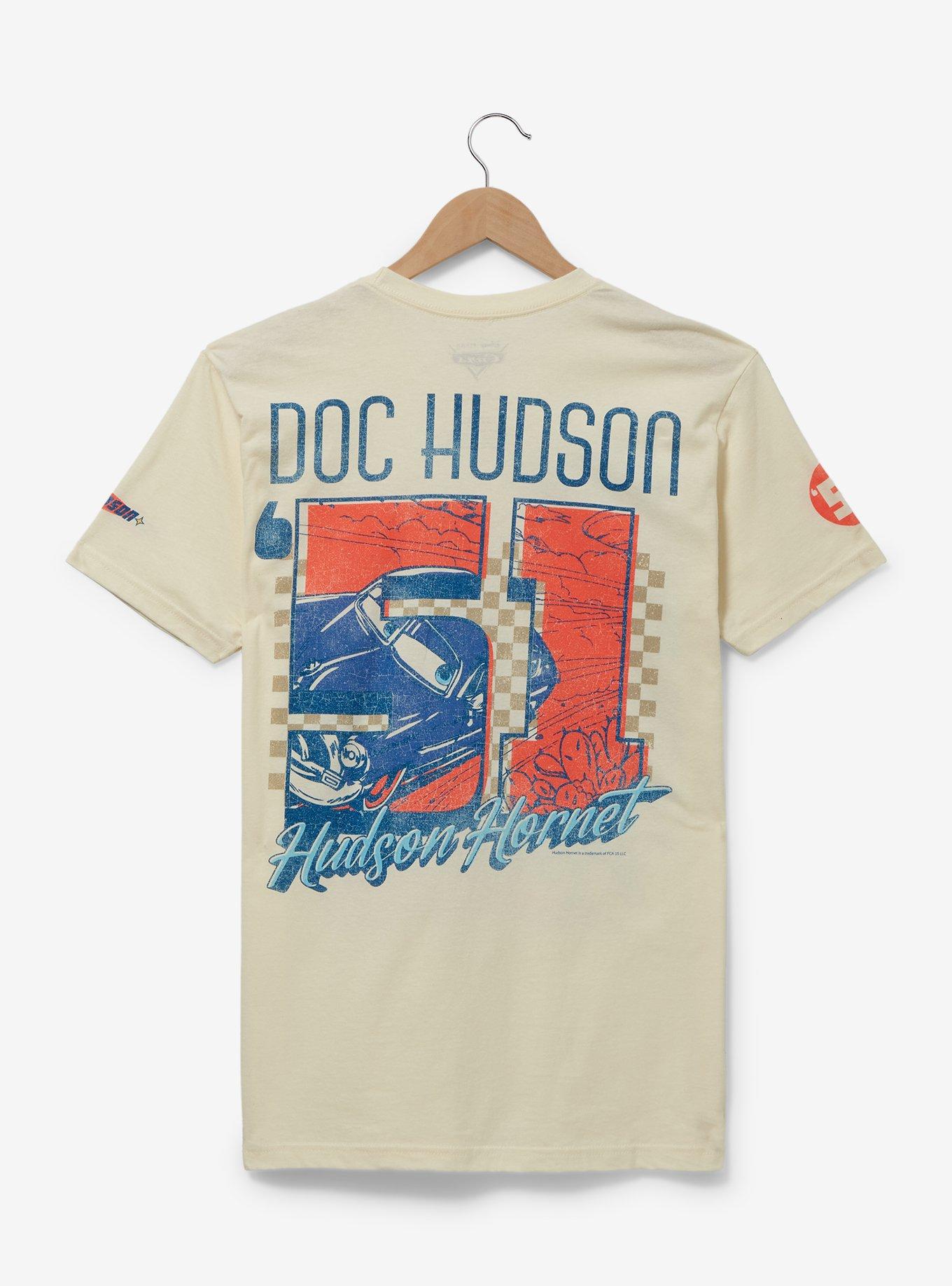 Disney Pixar Cars Hudson Hornet T-Shirt - BoxLunch Exclusive, OFF WHITE, alternate