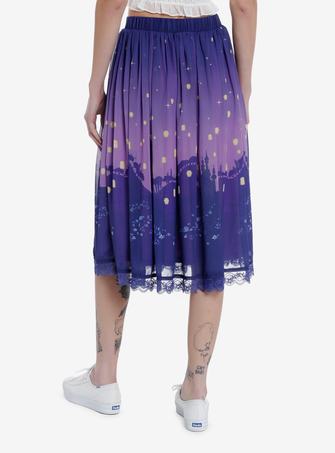 Disney Tangled Lanterns Midi Skirt, , hi-res