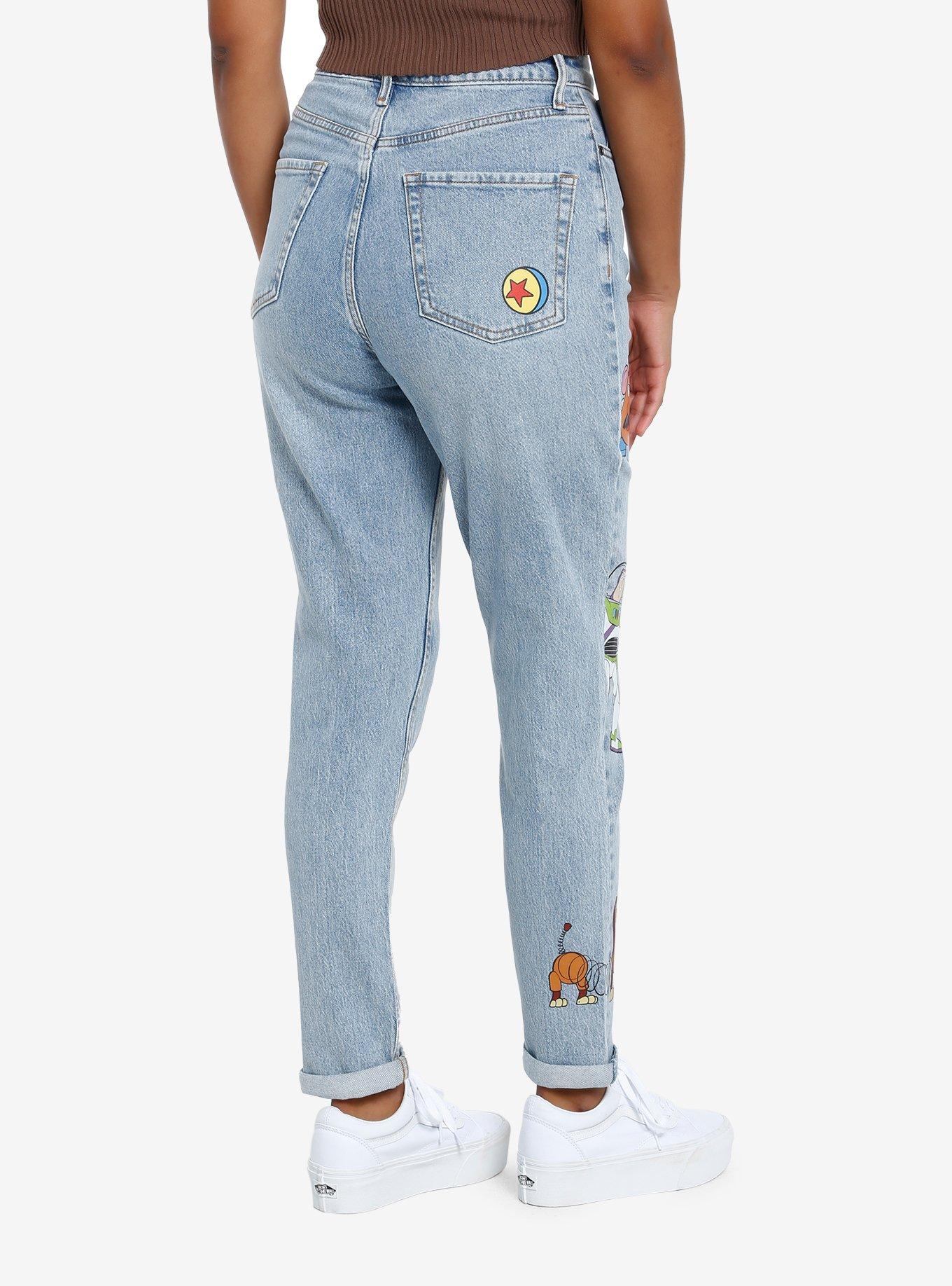 Disney Pixar Toy Story Character Mom Jeans, MEDIUM BLUE WASH, alternate