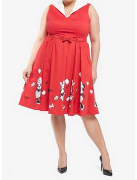 Her Universe Disney Minnie Mouse Retro Dress With Belt Plus Size Her Universe Exclusive, , hi-res