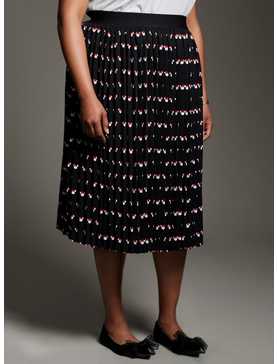 Her Universe Disney Minnie Mouse Pleated Midi Skirt Plus Size Her Universe Exclusive, , hi-res