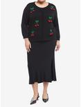 Her Universe Disney Minnie Mouse Knit Cherry Cardigan Plus Size Her Universe Exclusive, MULTI, alternate