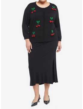 Her Universe Disney Minnie Mouse Knit Cherry Cardigan Plus Size Her Universe Exclusive, , hi-res