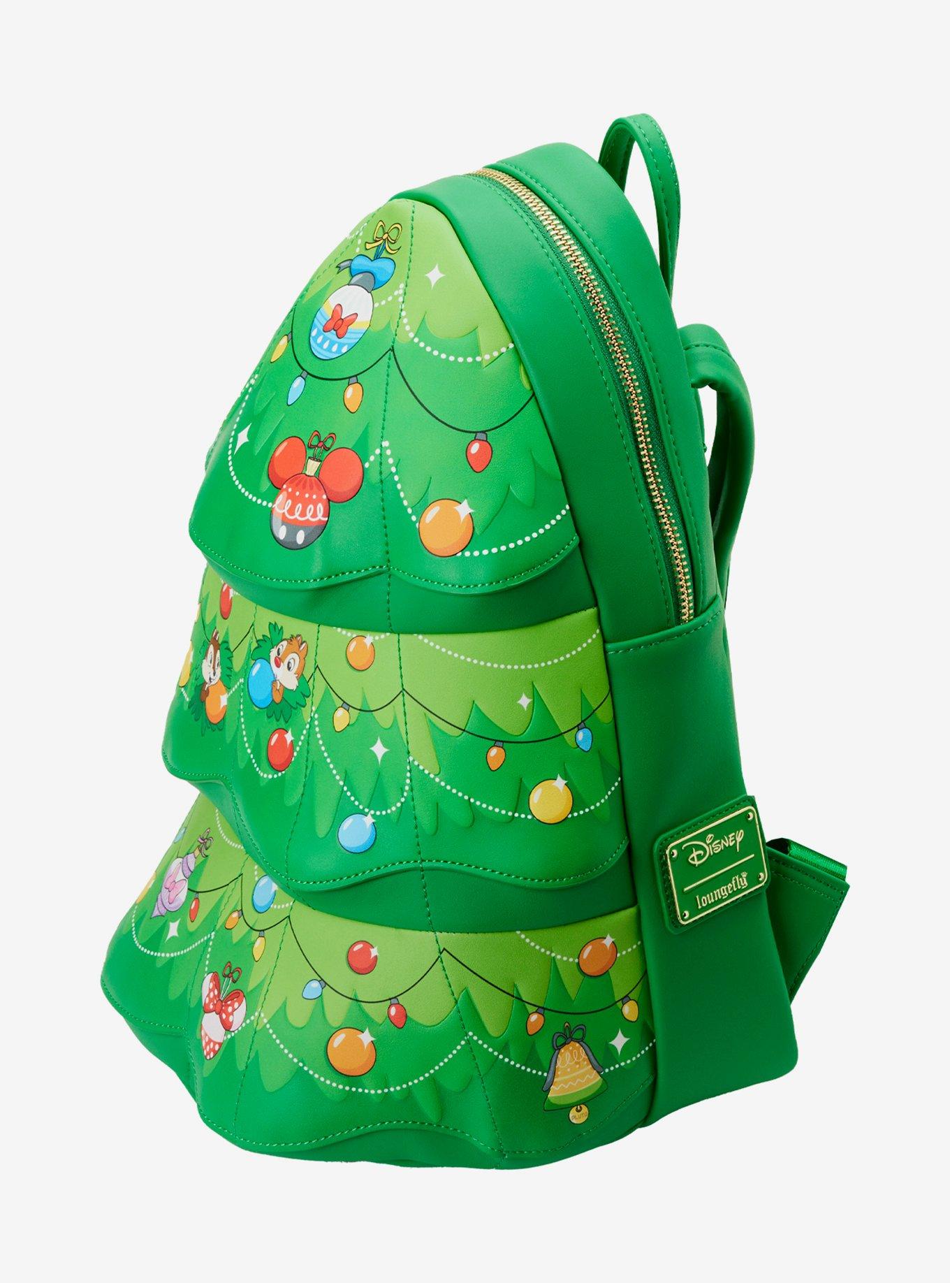 Loungefly Disney Chip 'N Dale Christmas Tree LED Lights Mini Backpack, , alternate
