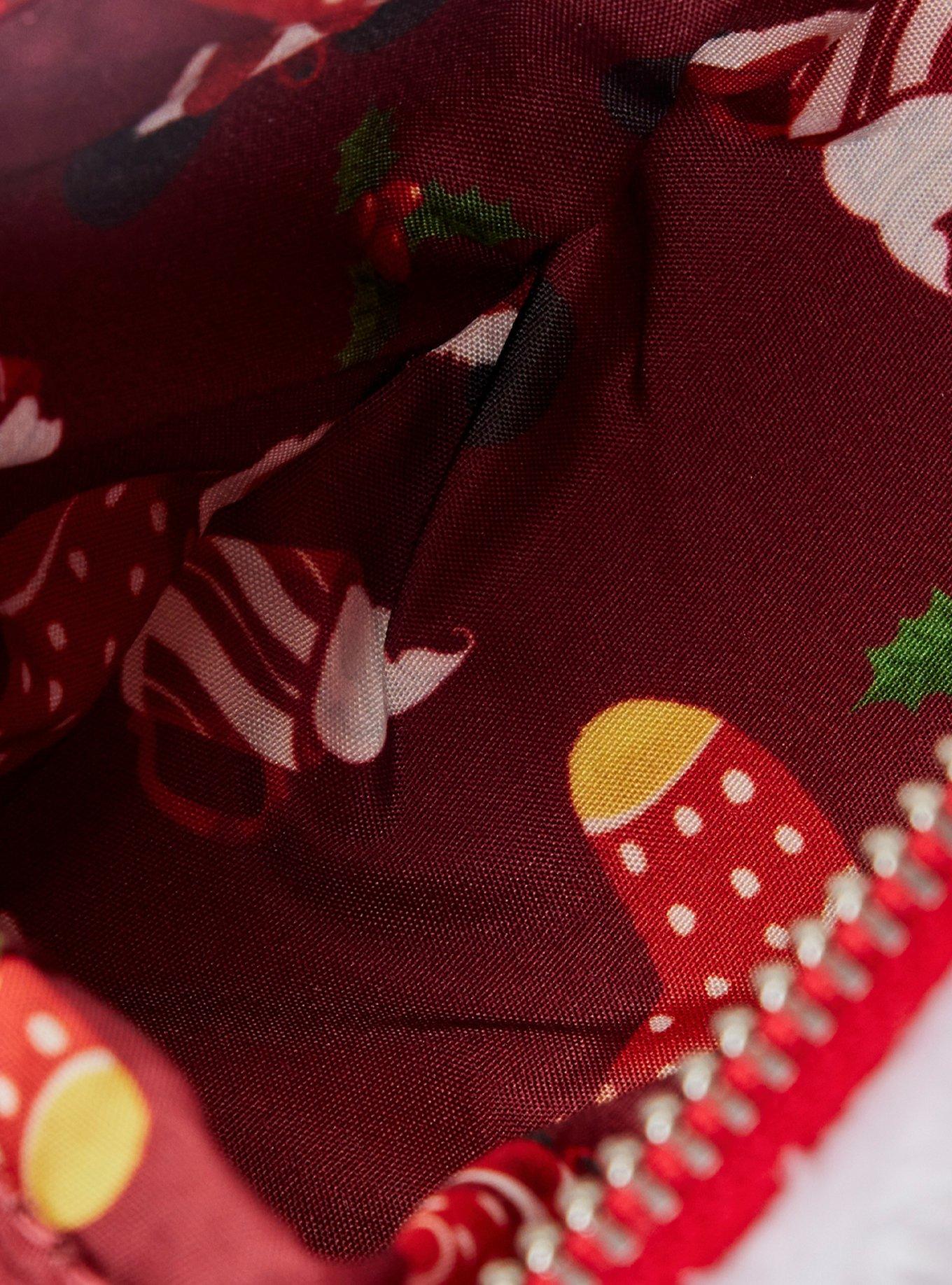 Loungefly Disney Minnie Mouse Holiday Stocking Crossbody Bag, , alternate