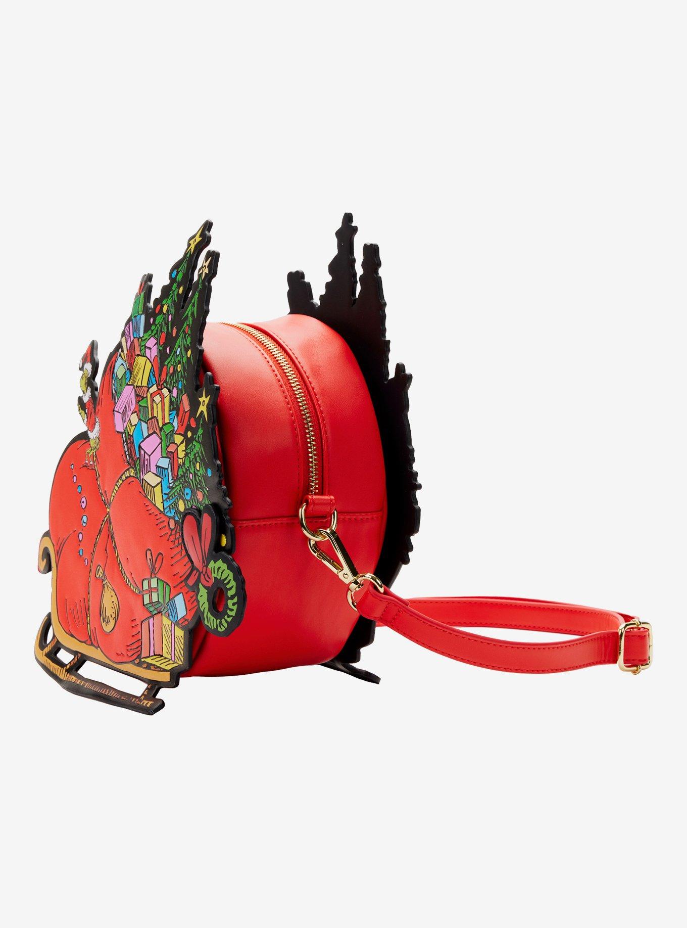 Loungefly How The Grinch Stole Christmas! Sleigh Crossbody Bag, , alternate