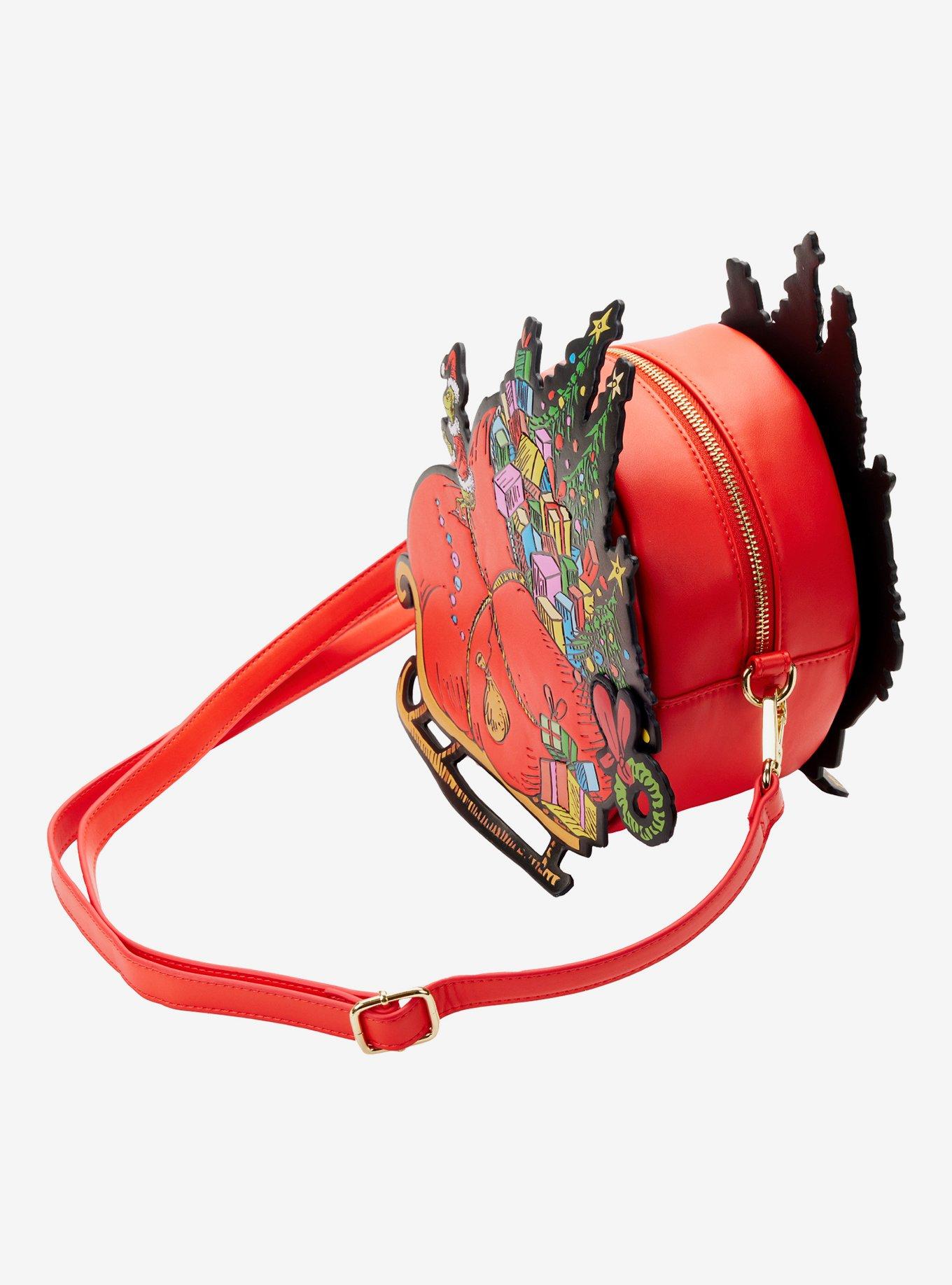 Loungefly How The Grinch Stole Christmas! Sleigh Crossbody Bag, , alternate