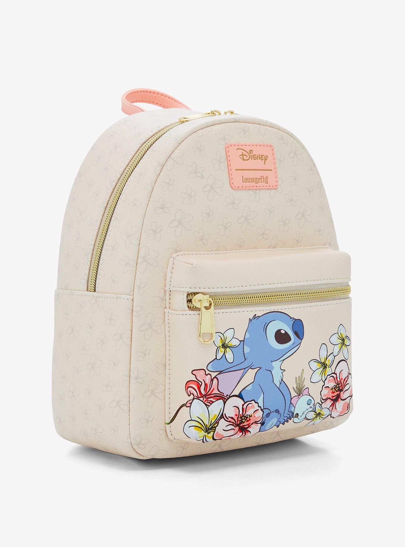 Loungefly Disney Stitch Tropical Flowers Mini Backpack