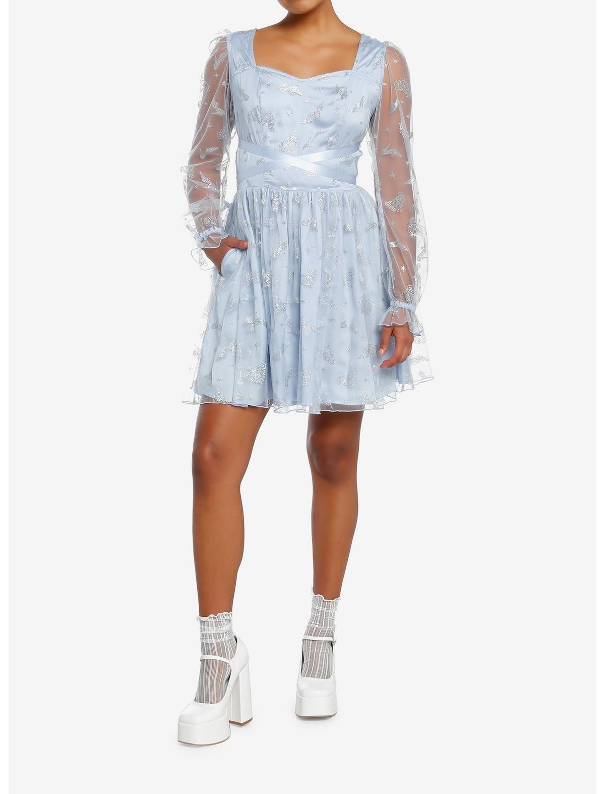 Disney Cinderella Mesh Glitter Dress, , hi-res