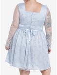 Disney Cinderella Mesh Glitter Dress Plus Size, BABY BLUE, alternate