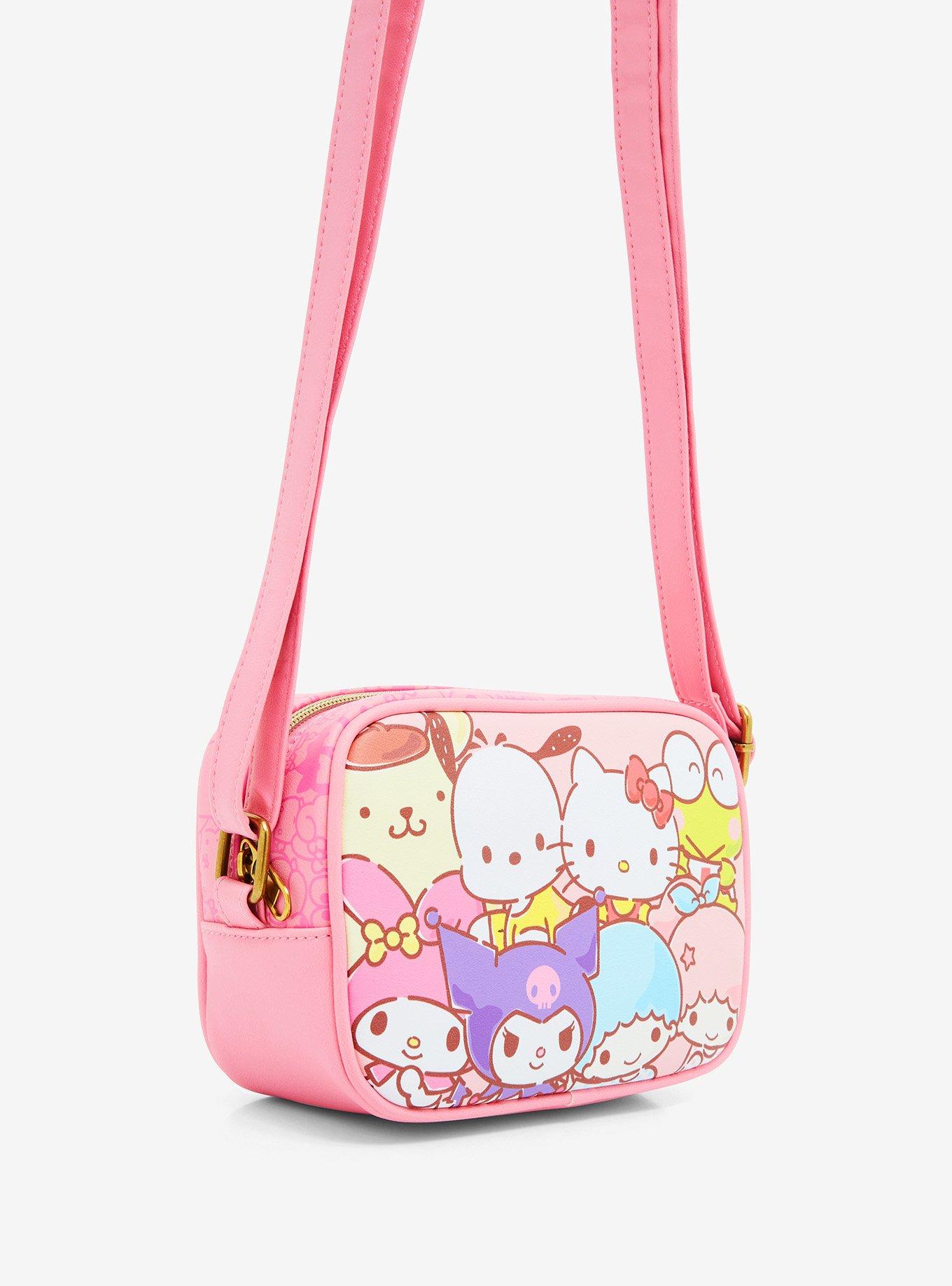 Loungefly Hello Kitty And Friends Pink Crossbody Bag, , alternate