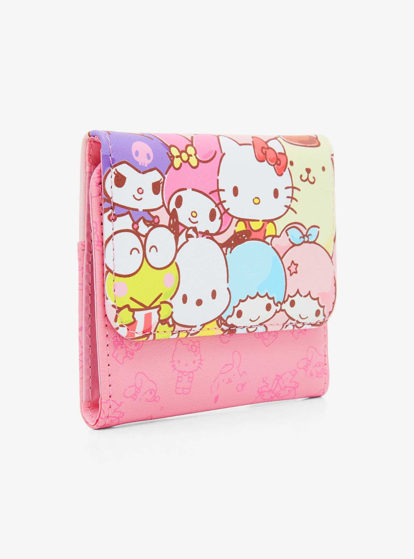 Loungefly Hello Kitty And Friends Pink Mini Flap Wallet, , hi-res
