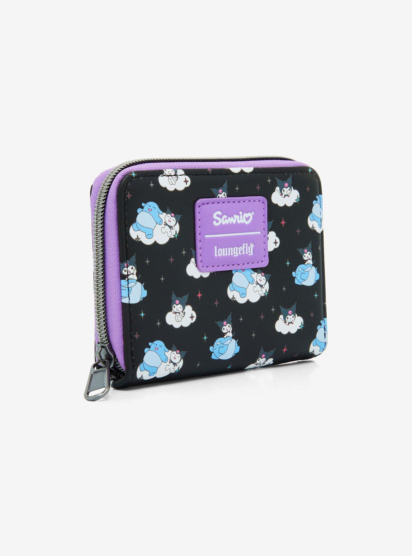 Loungefly Kuromi & Baku Clouds Mini Zipper Wallet, , alternate