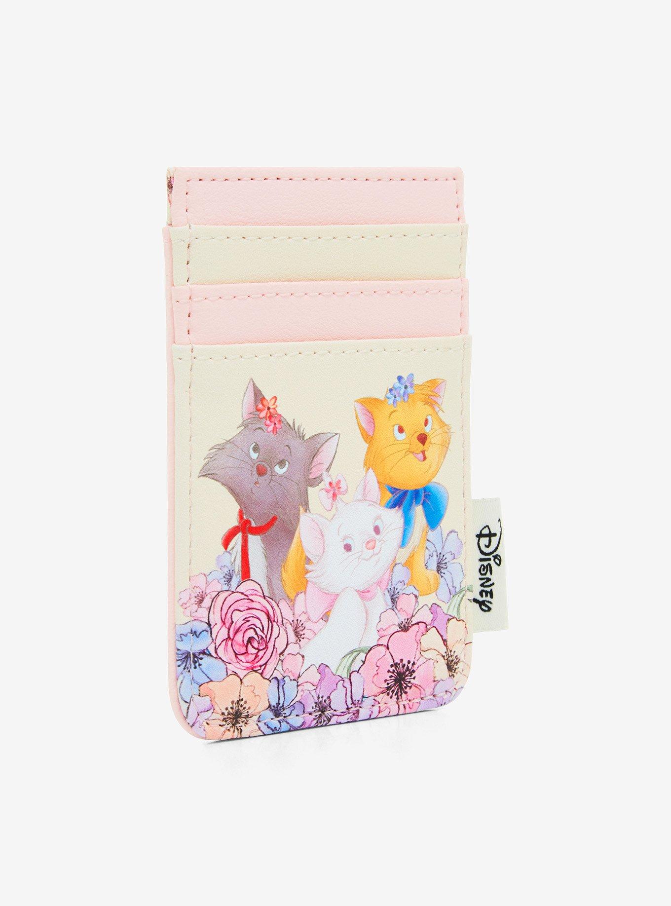 Loungefly Disney The Aristocats Trio Floral Vertical Cardholder, , alternate