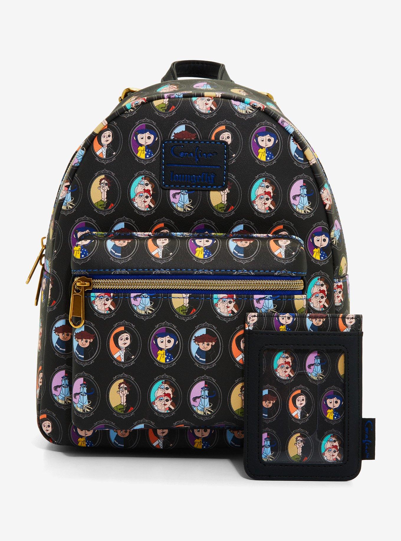Loungefly Coraline Split Cameo Mini Backpack, , alternate