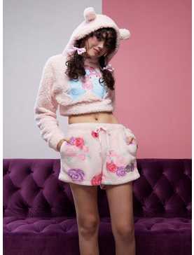 My Melody & My Sweet Piano Fuzzy Girls Lounge Shorts, , hi-res