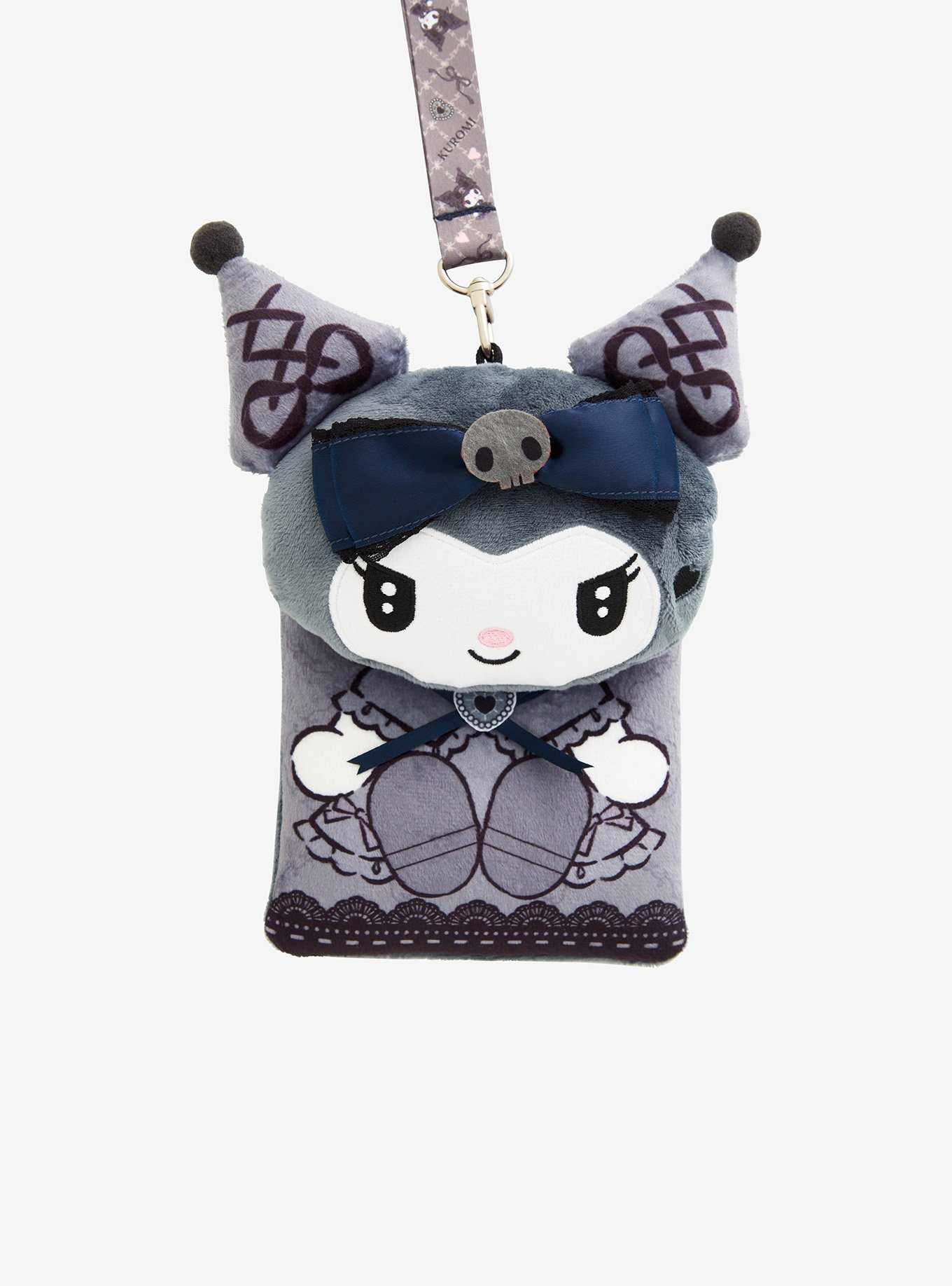 Kuromi Lolita Plush Lanyard Hot Topic Exclusive, , hi-res