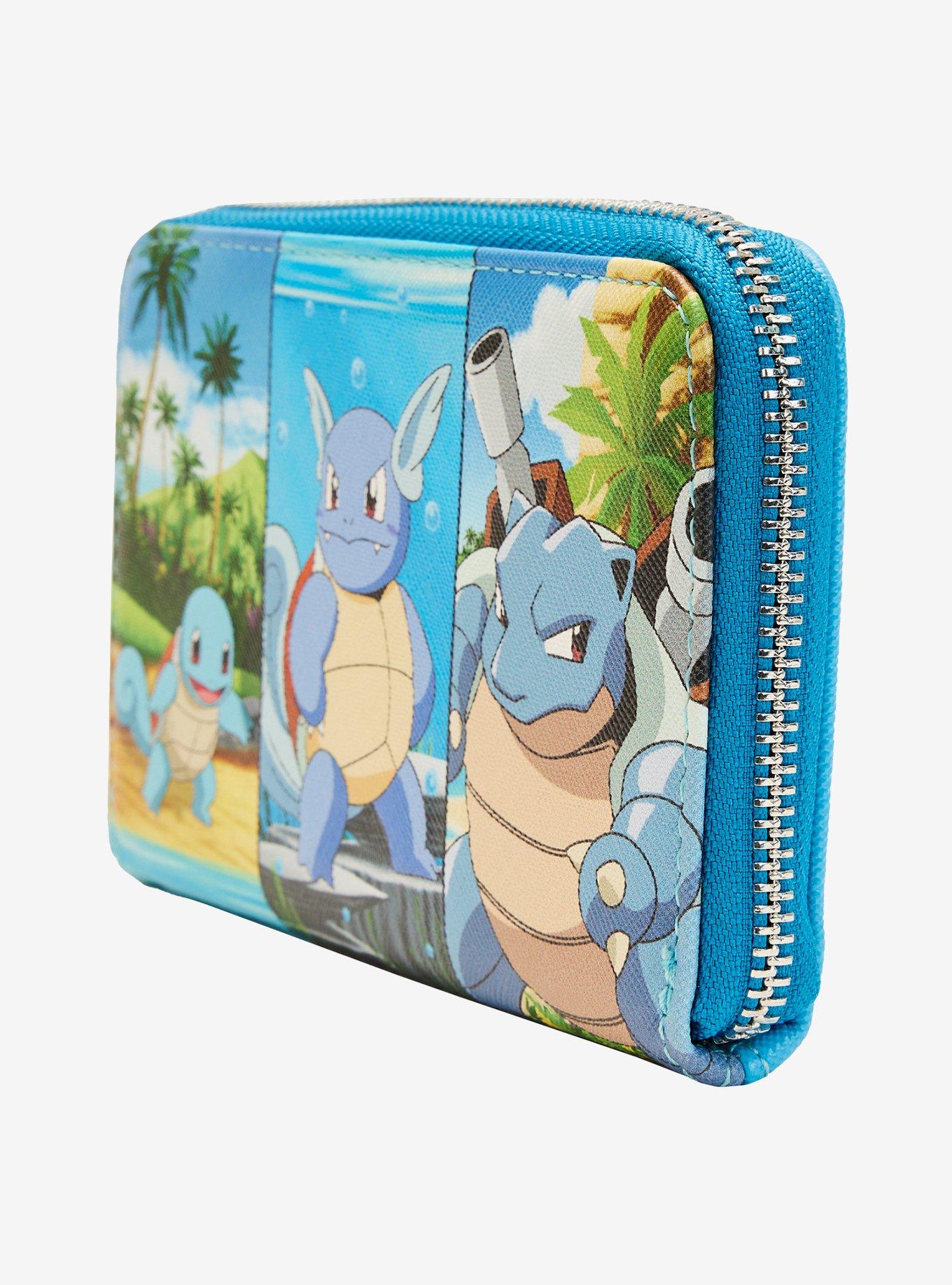 Loungefly Pokemon Squirtle Evolution Zipper Wallet, , alternate