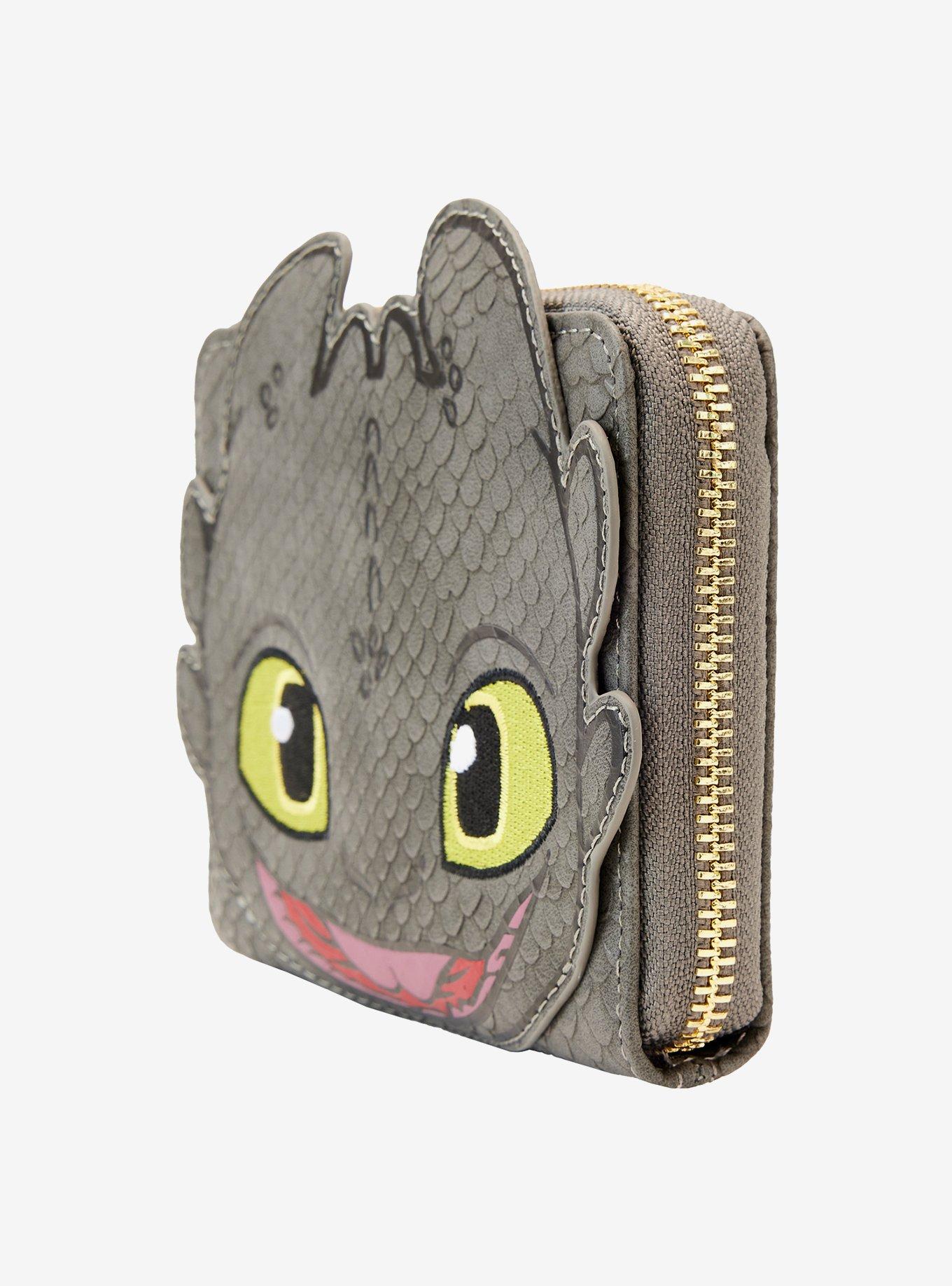 Loungefly How To Train Your Dragon Toothless Zip Wallet | Hot Topic