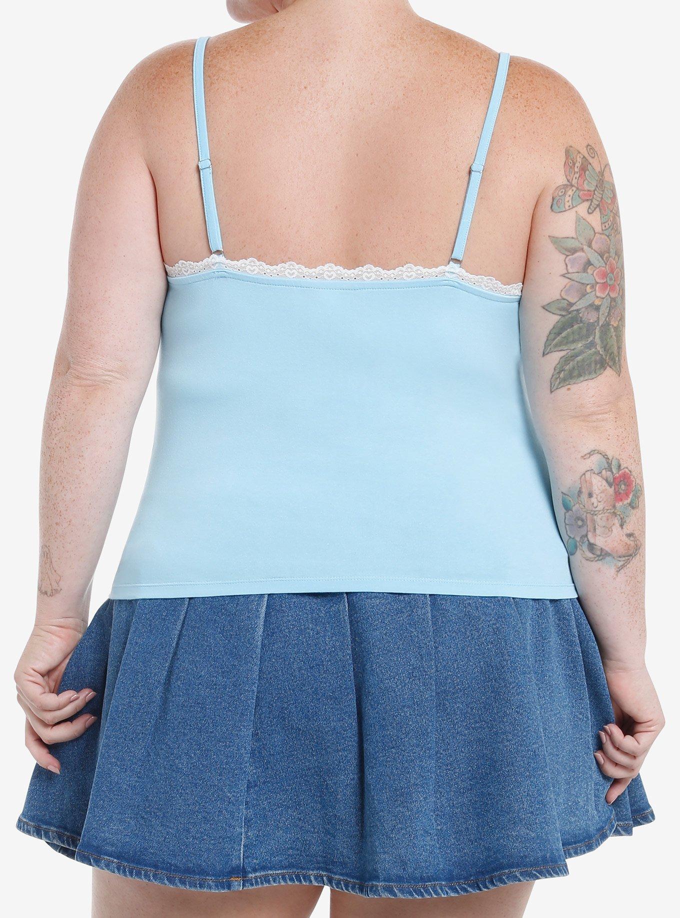 My Melody & My Sweet Piano Lace Girls Cami Plus Size, PINK, alternate