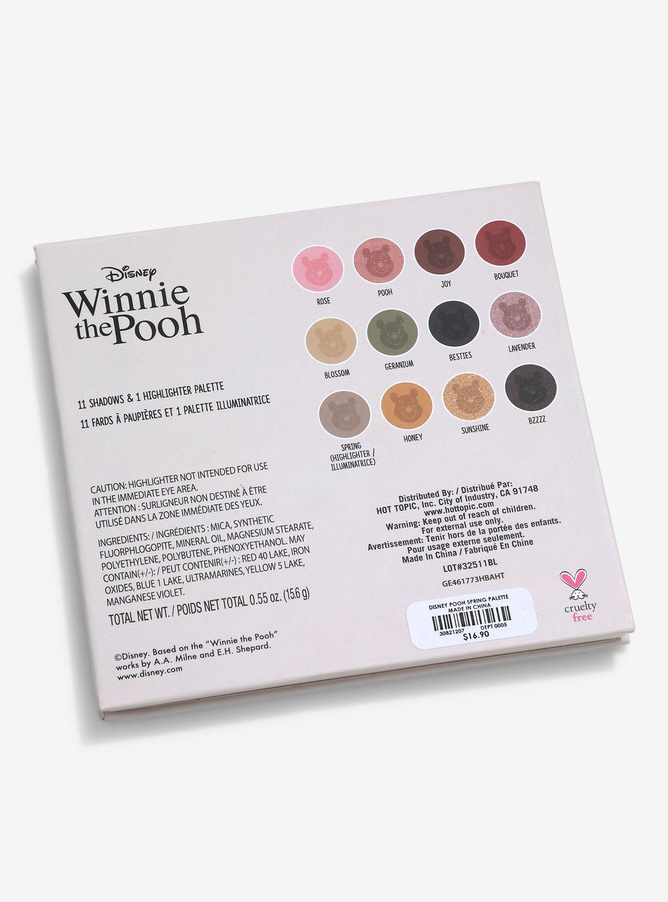 Disney Winnie The Pooh Spring Eyeshadow & Highlighter Palette, , alternate