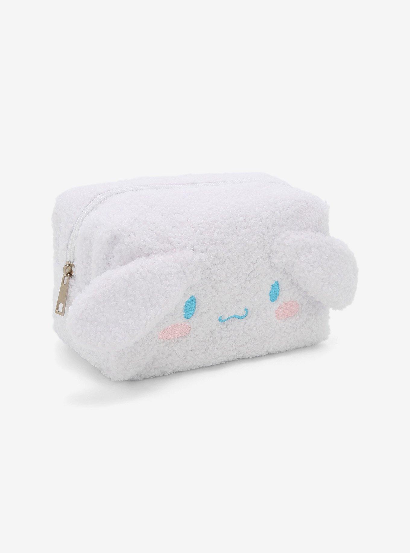 Cinnamoroll Fuzzy Figural Makeup Bag, , alternate