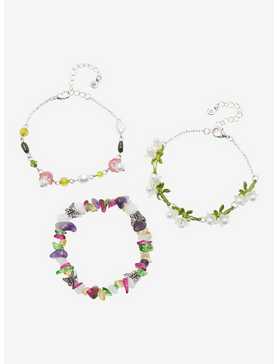 Thorn & Fable Fairy Flower Butterfly Bracelet Set, , hi-res