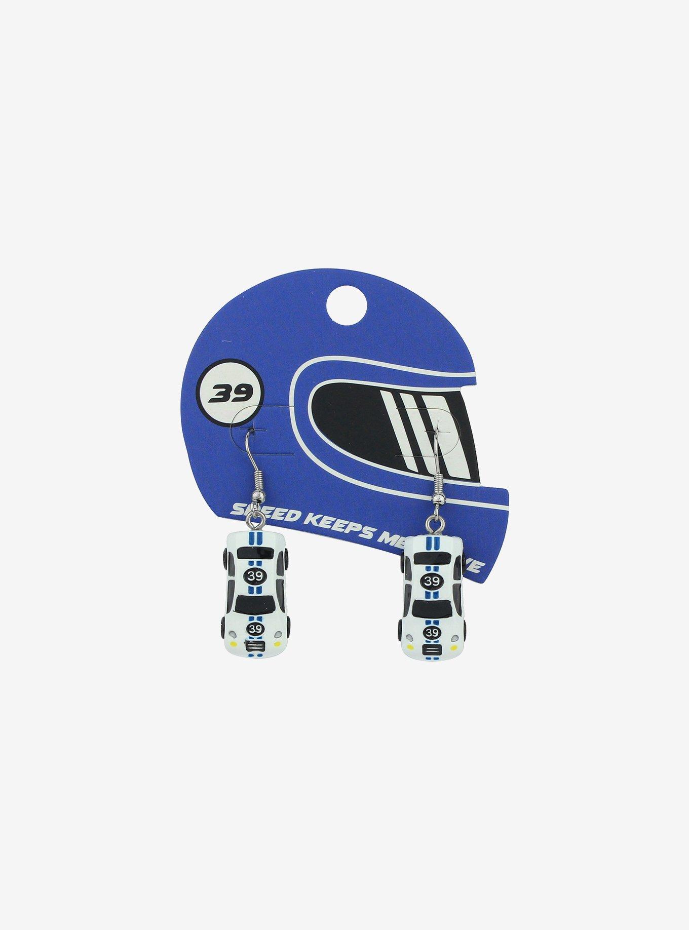Race Car Figural Drop Earrings, , alternate