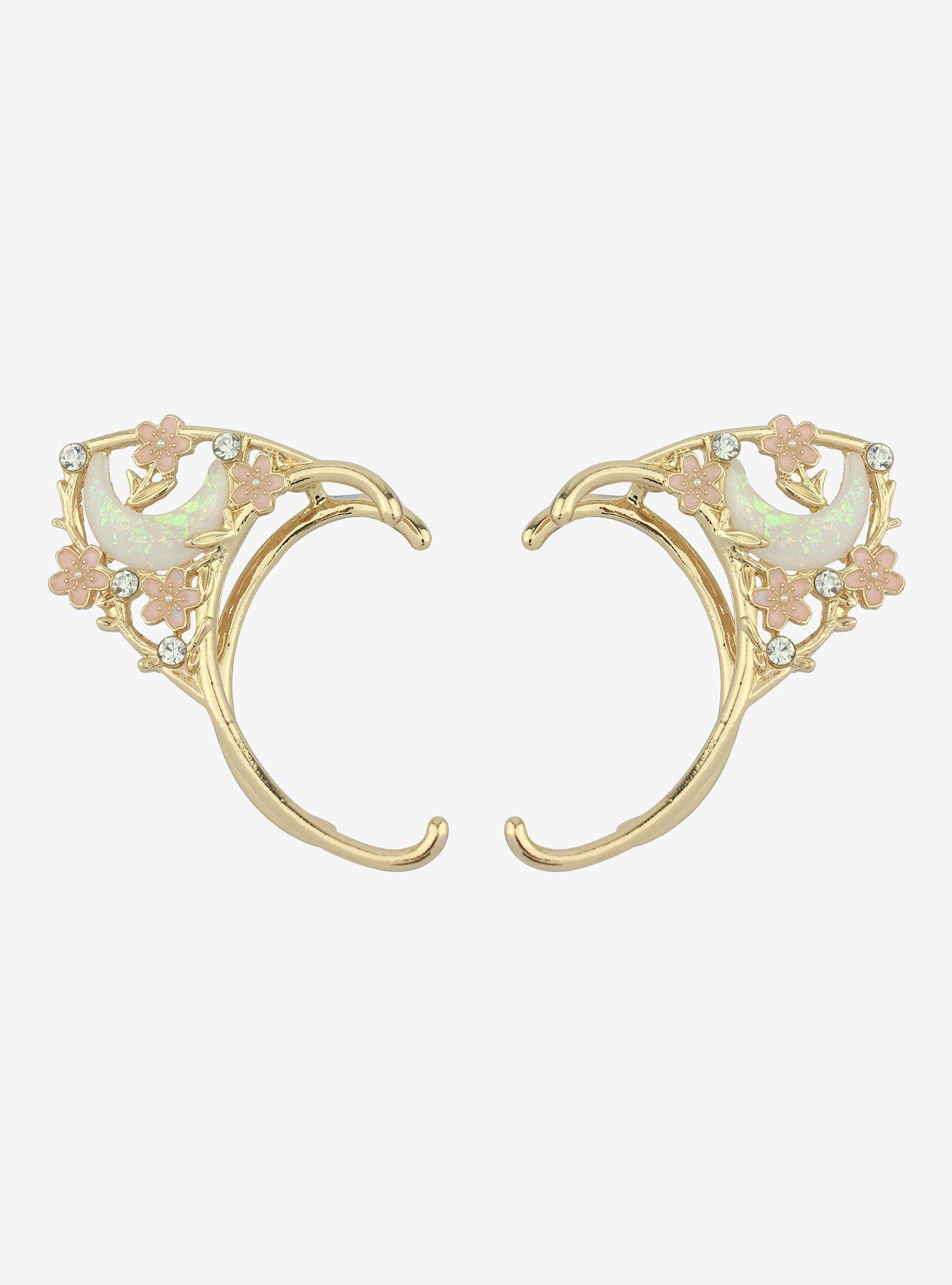 Sweet Society Sakura Moon Ear Cuffs, , alternate