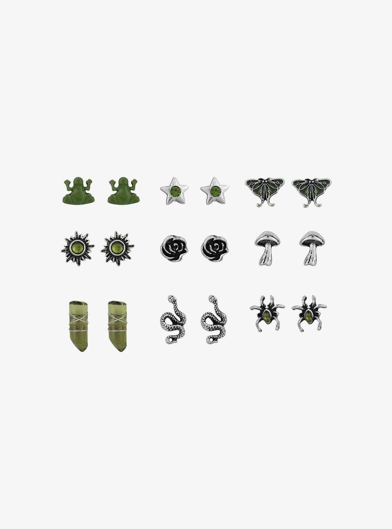 Thorn & Fable Forest Grunge Earring Set, , alternate