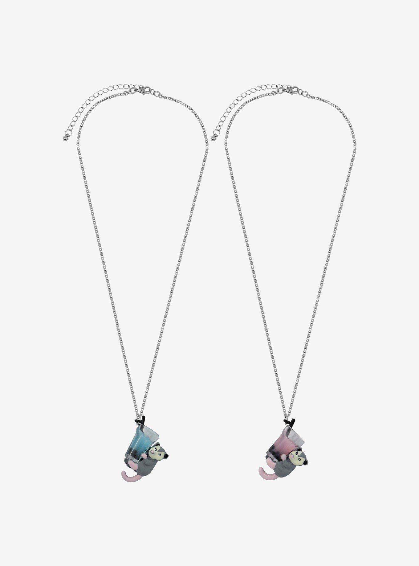 Possum Boba Best Friend Necklace Set, , alternate
