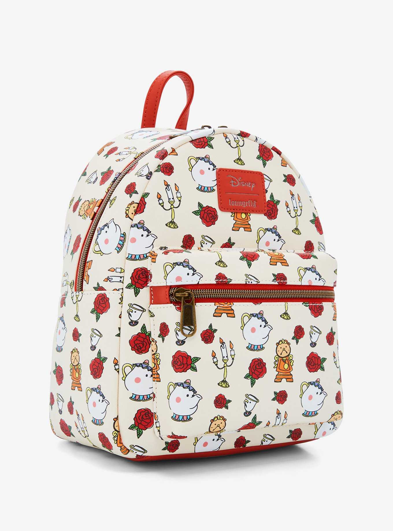 Loungefly Disney Beauty And The Beast Chibi Sidekicks Mini Backpack, , hi-res