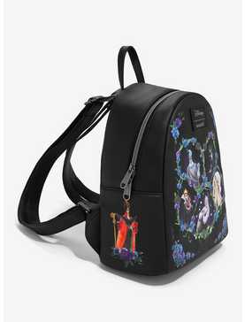 Loungefly Disney Villains Dark Flowers Mini Backpack, , hi-res