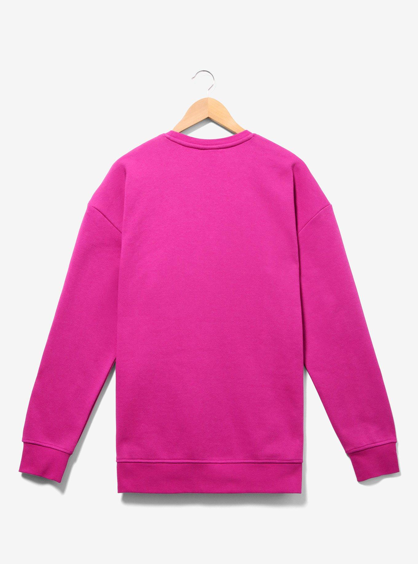 Disney Minnie Mouse and Daisy Duck Hot Pink Beach Crewneck — BoxLunch Exclusive, PURPLE, alternate