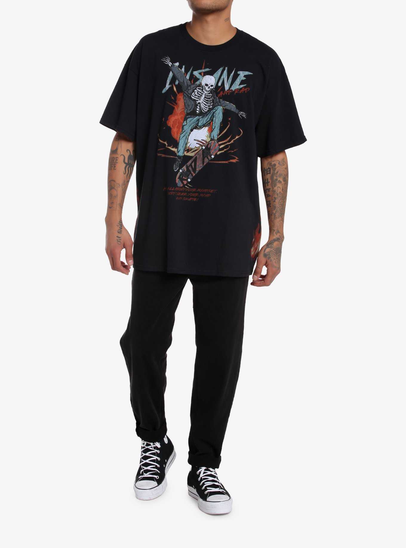 Social Collision® Skating Skeleton T-Shirt, , hi-res
