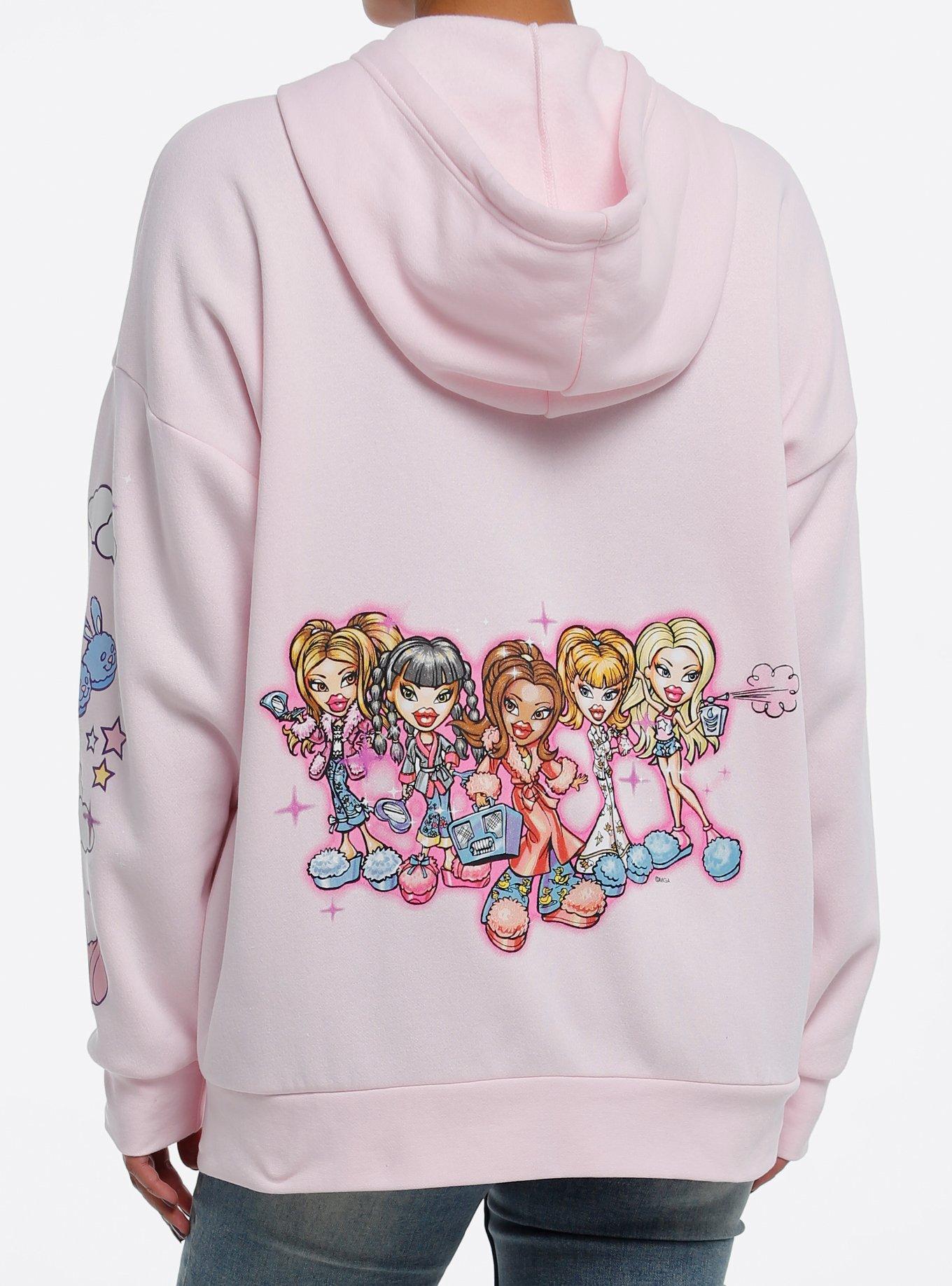 Bratz Slumber Party Girls Oversized Hoodie, MULTI, alternate