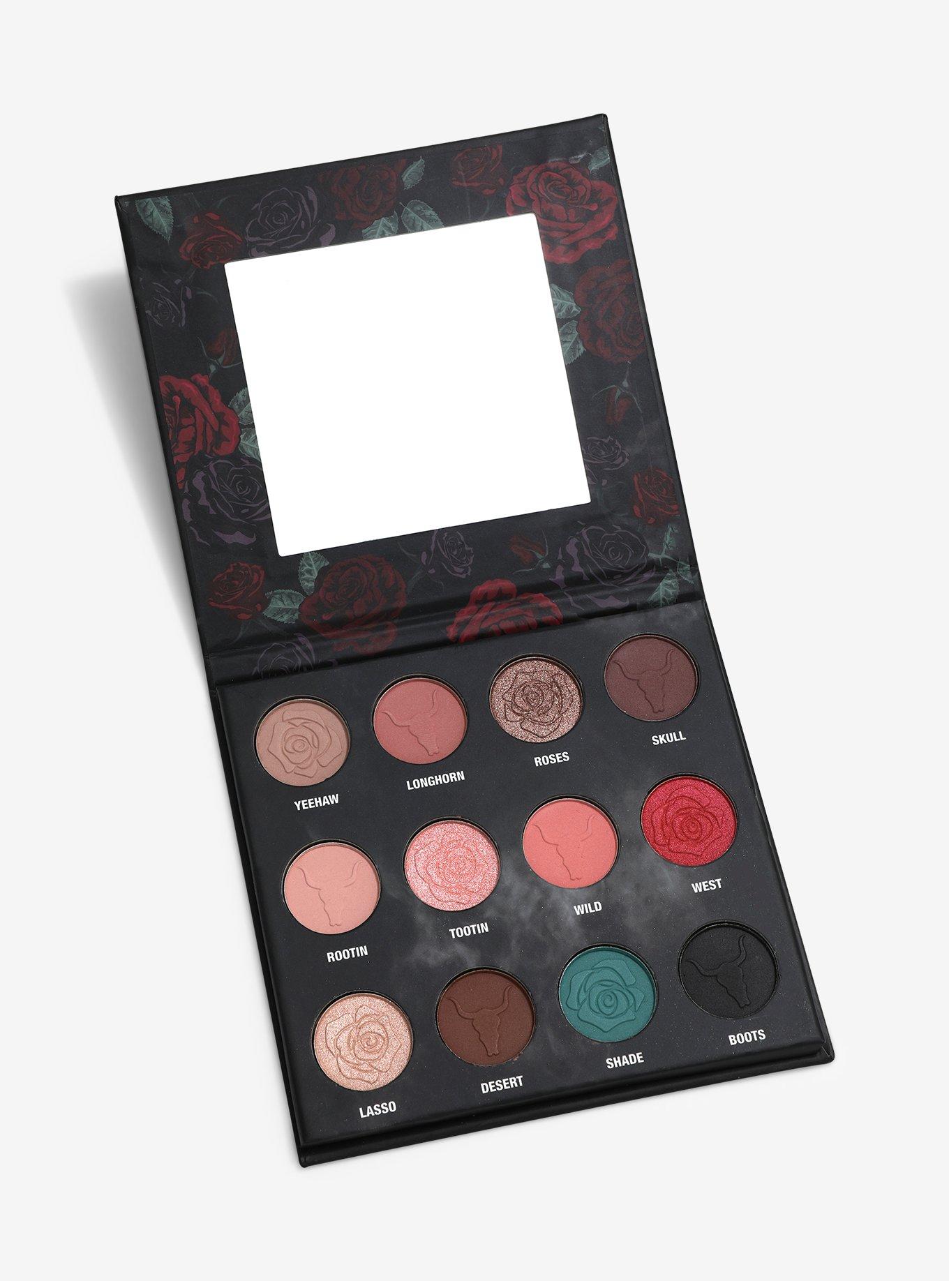 Cow Skull Rose Eyeshadow & Highlighter Palette, , alternate