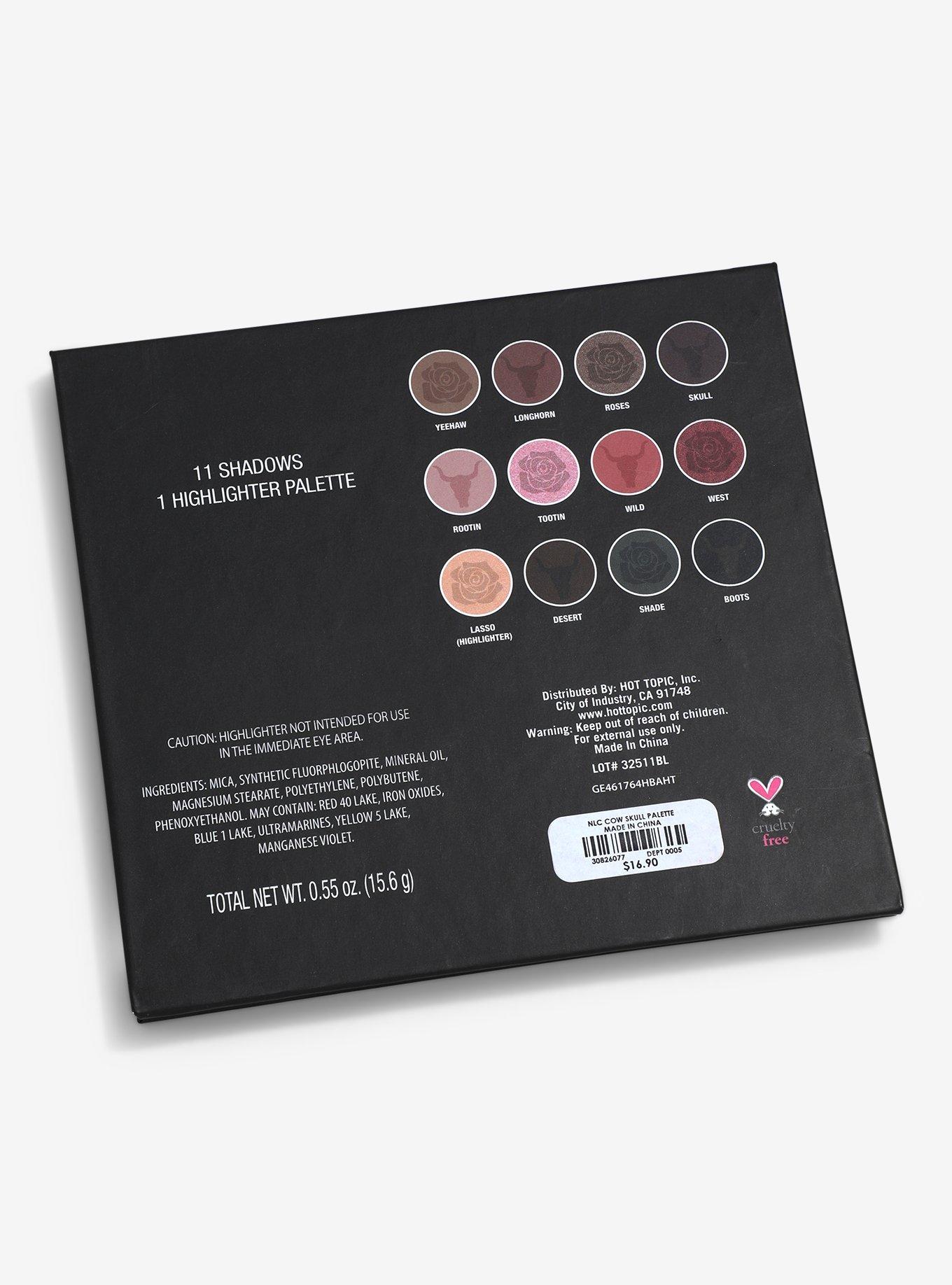 Cow Skull Rose Eyeshadow & Highlighter Palette, , alternate