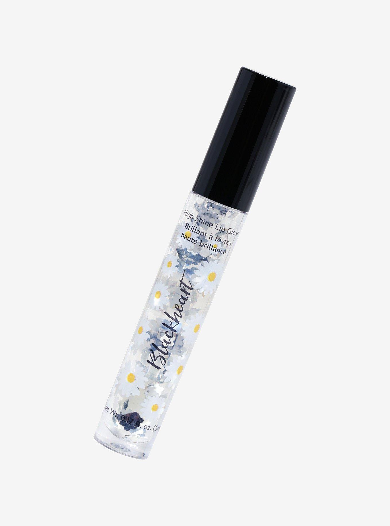 Blackheart Daisy Glitter Lip Gloss, , alternate