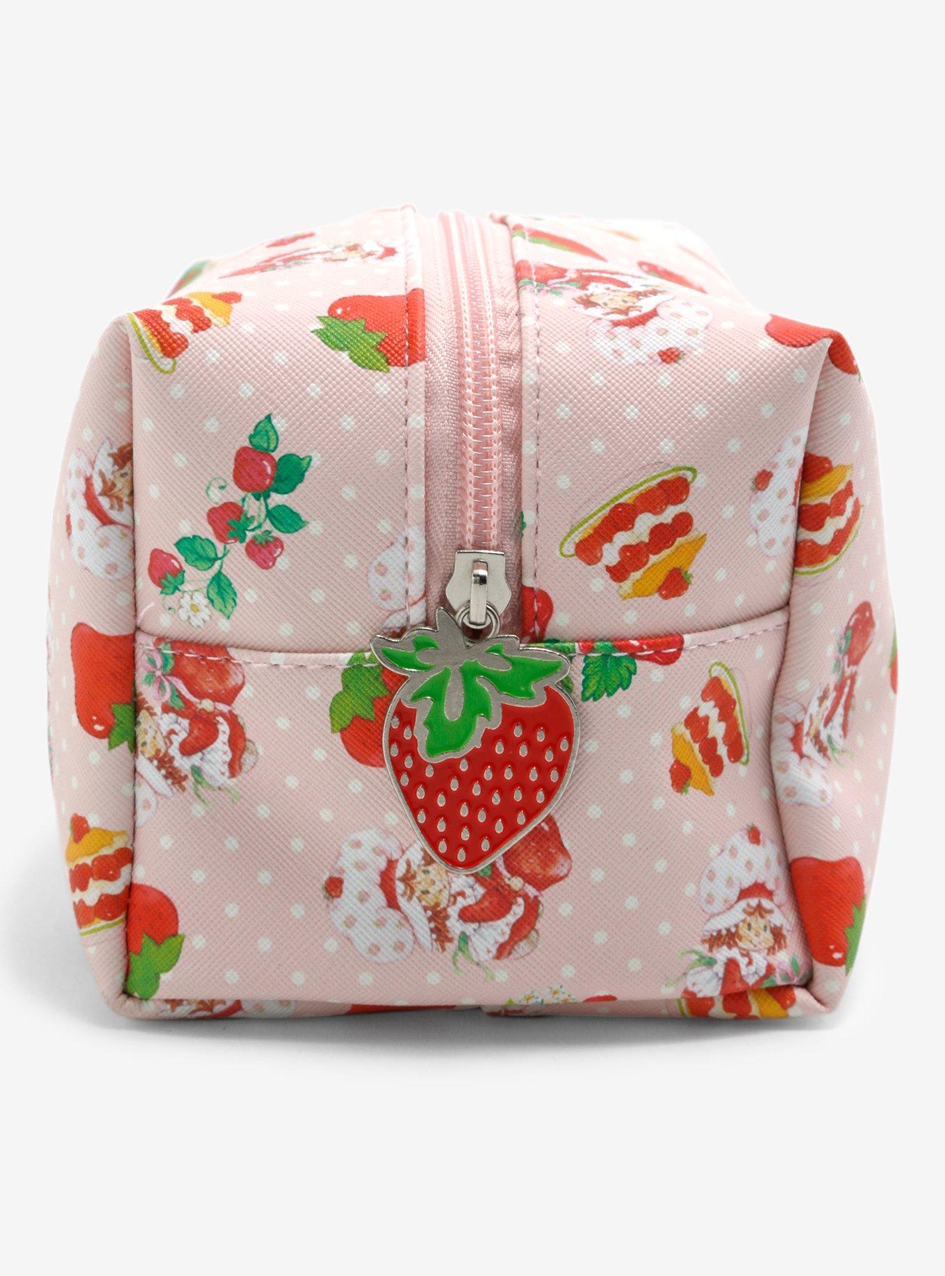 Strawberry Shortcake Polka Dot Makeup Bag, , alternate