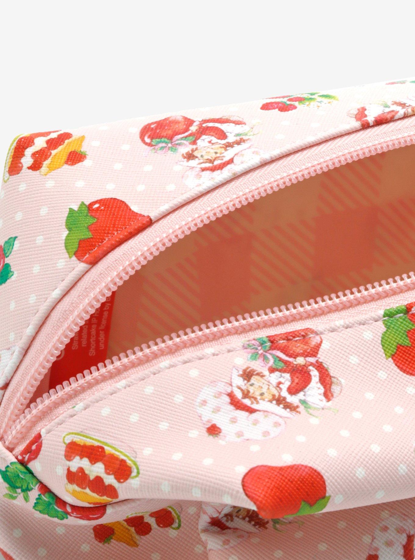Strawberry Shortcake Polka Dot Makeup Bag, , alternate