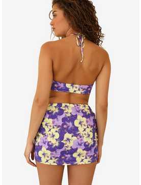Dippin' Daisy's Lucky Swim Skirt Cover-Up Hibiscus Punch, , hi-res